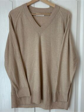 Mango V-Neck Sweater, L 🤎